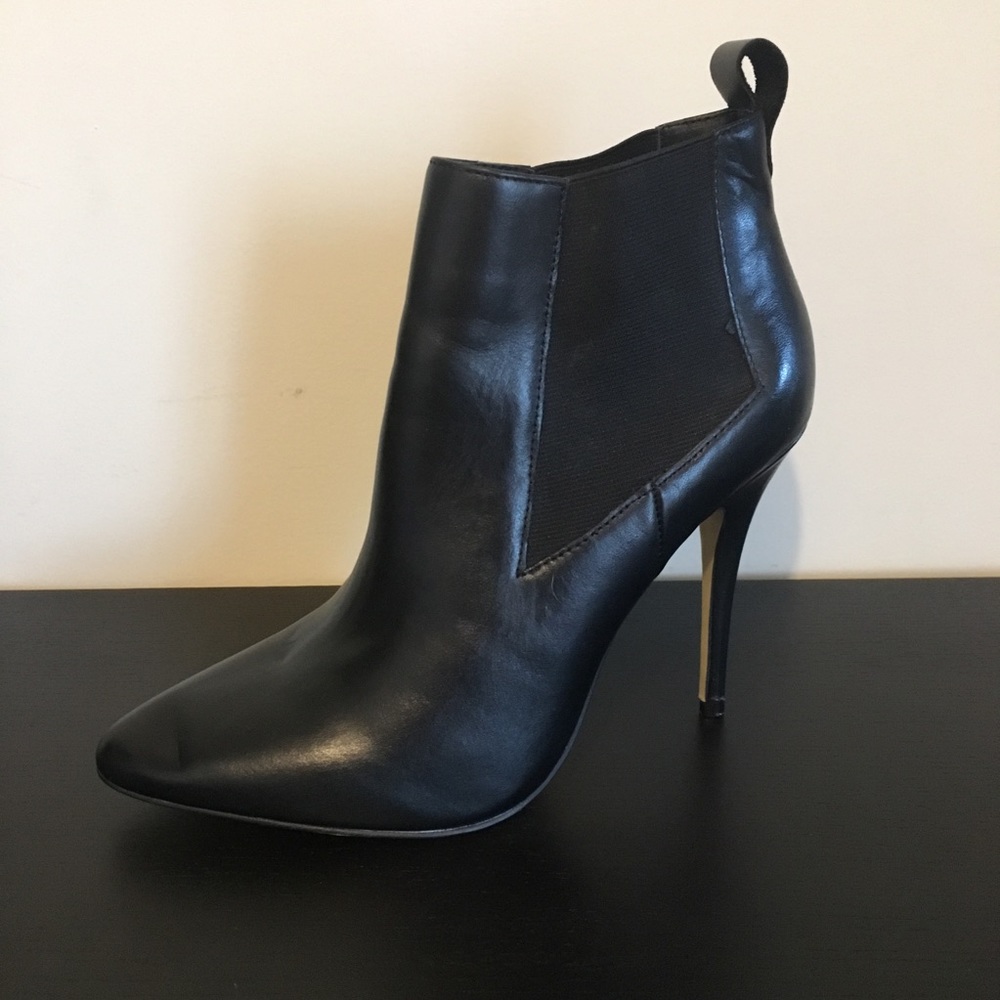 Perfect Heeled Leather Booties